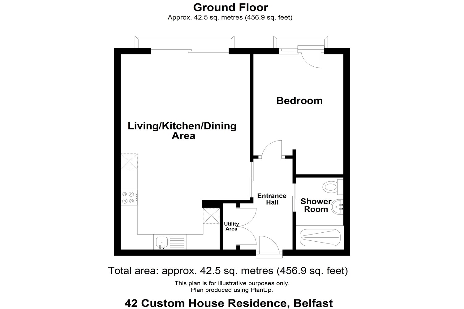 Apt 42 Custom House Residence, City Centre, Belfast , BT1 3EW