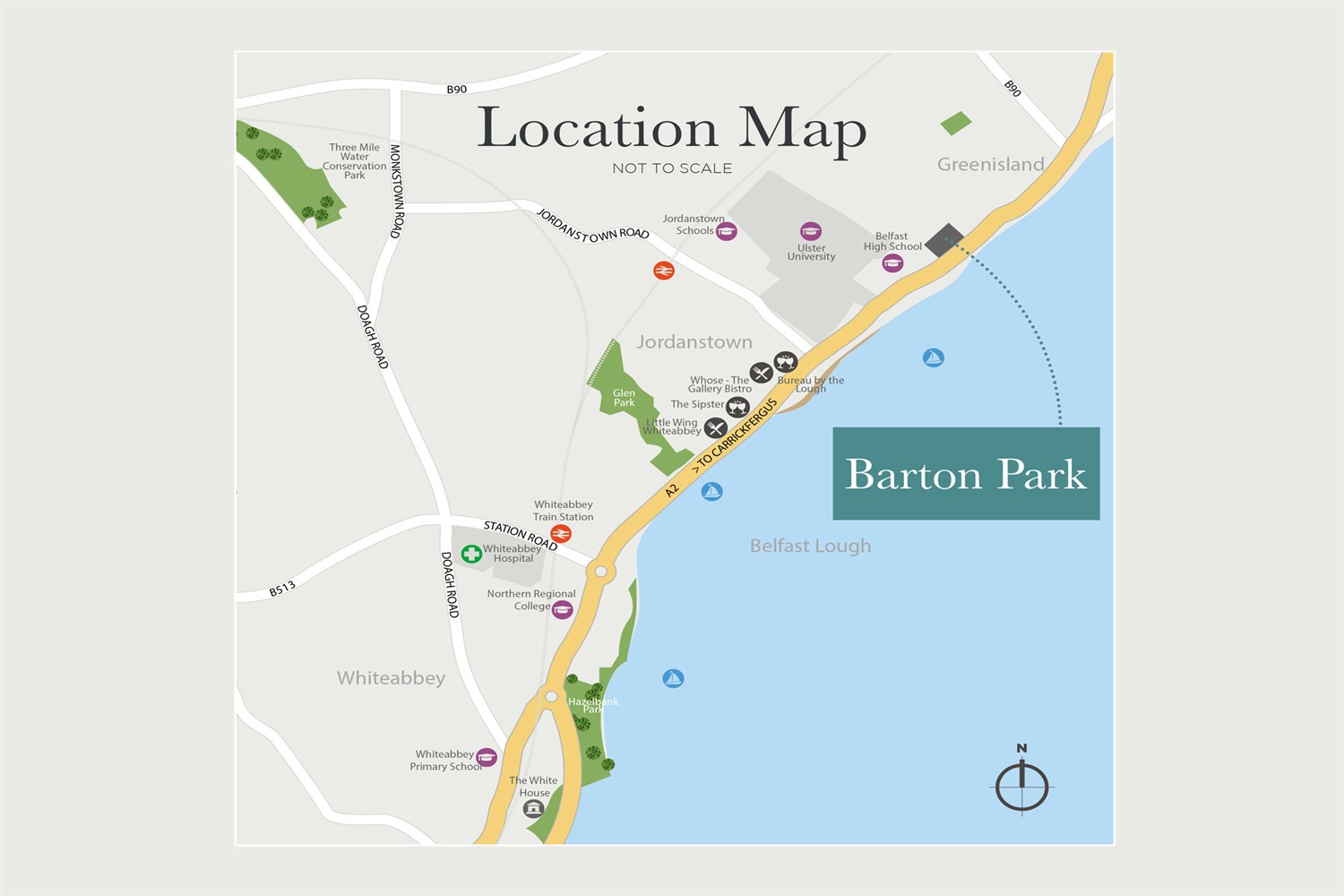 Barton Hall Apartments, Site 23 Barton Park, Shore Road, Greenisland, BT38 8GH